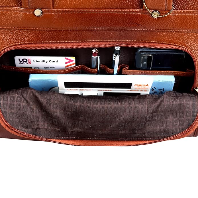 Premium Leather Office & Messenger Bag LB003 - Leather Safari
