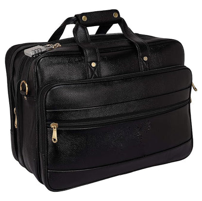 Premium Leather Office & Messenger Bag LB004 - Leather Safari