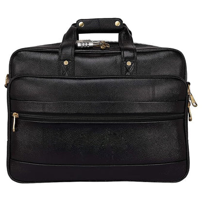 Premium Leather Office & Messenger Bag LB004 - Leather Safari