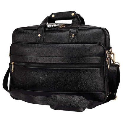 Premium Leather Office & Messenger Bag LB004 - Leather Safari