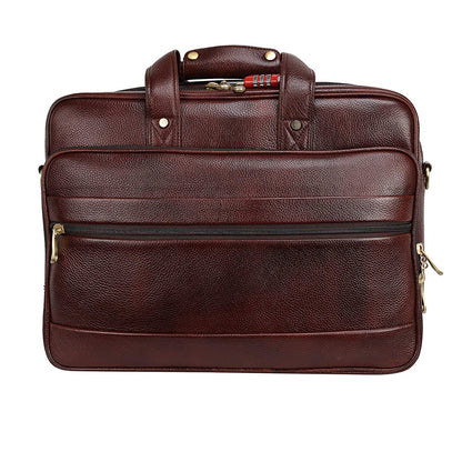 Premium Leather Office & Messenger Bag LB005 - Leather Safari