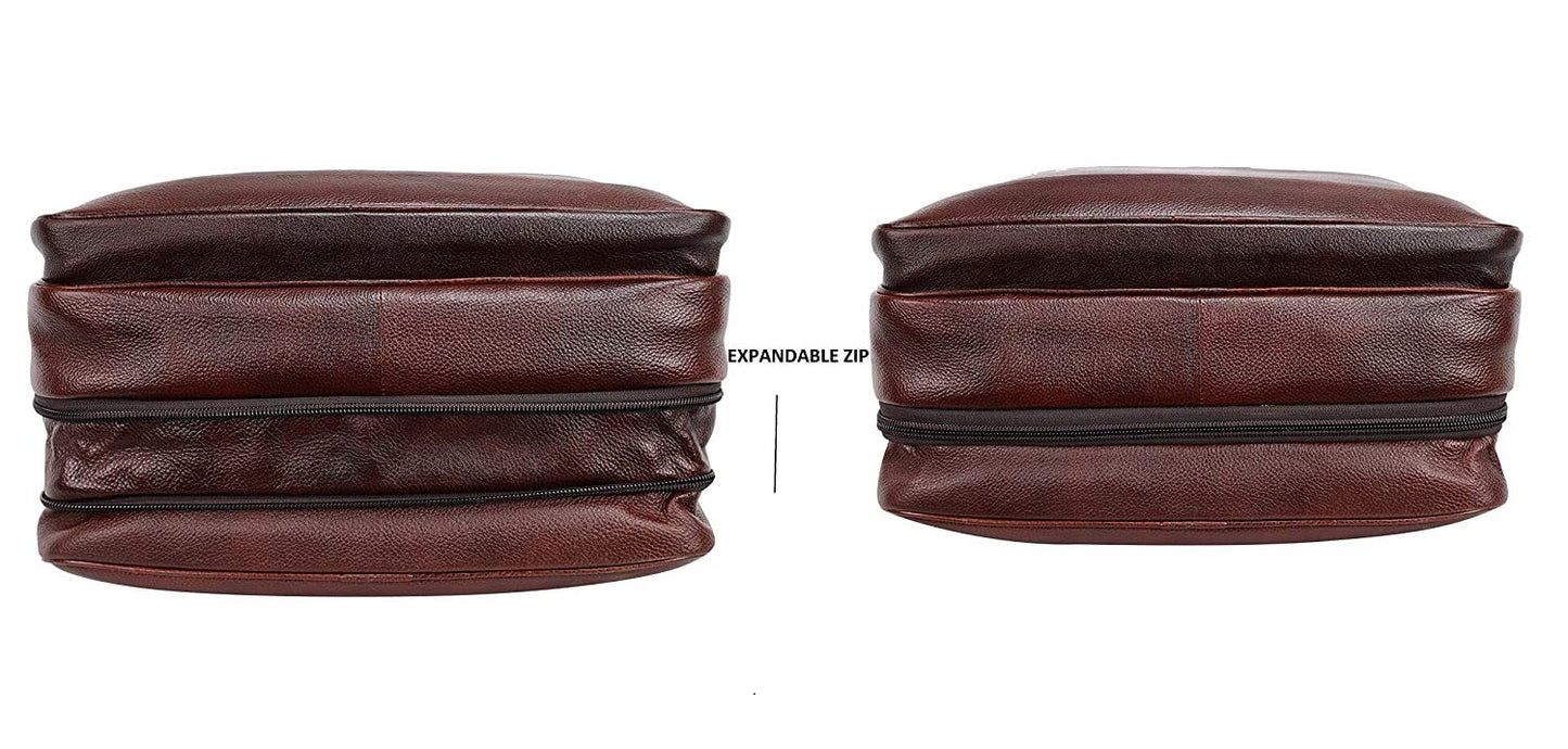 Premium Leather Office & Messenger Bag LB005 - Leather Safari