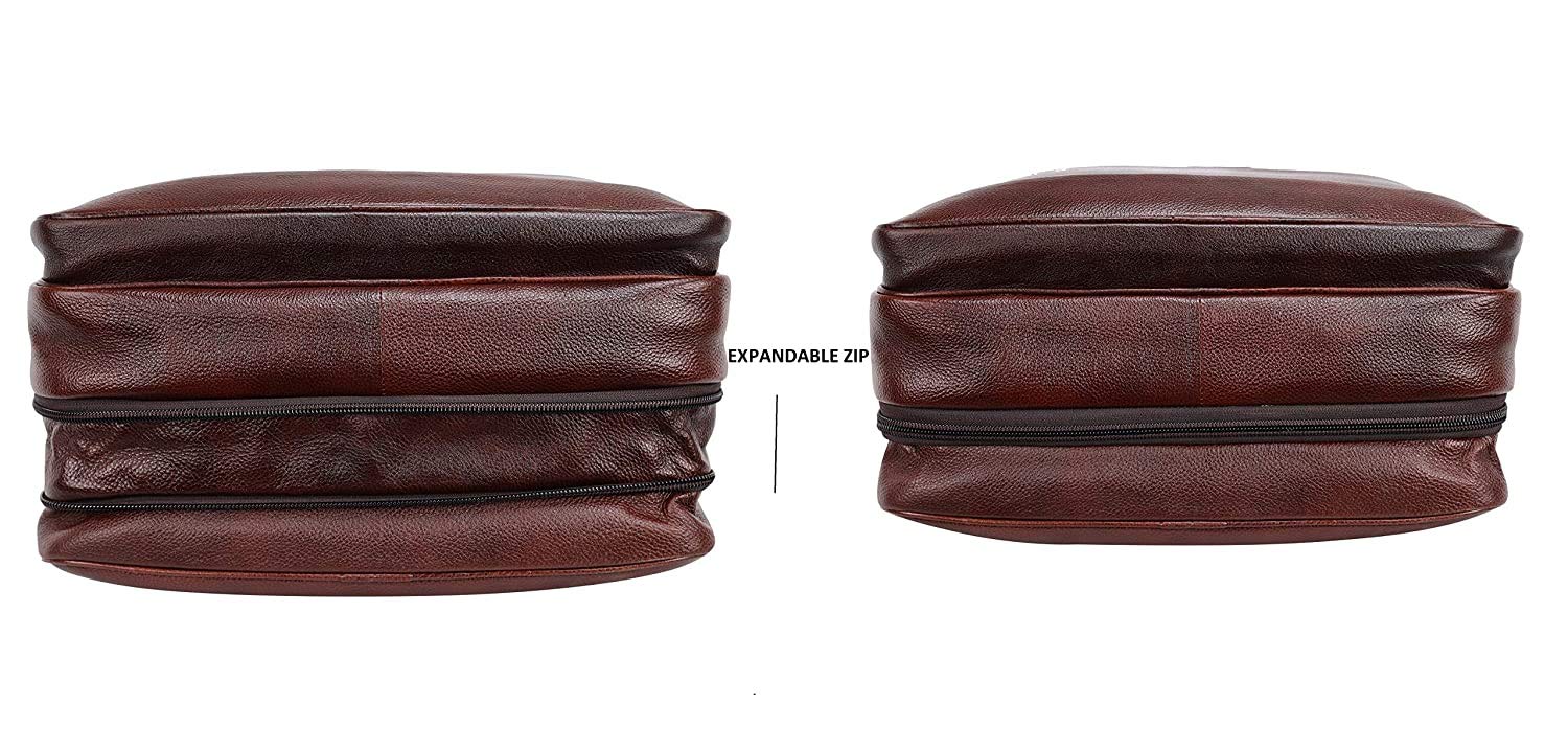 Premium Leather Office & Messenger Bag LB005 - Leather Safari