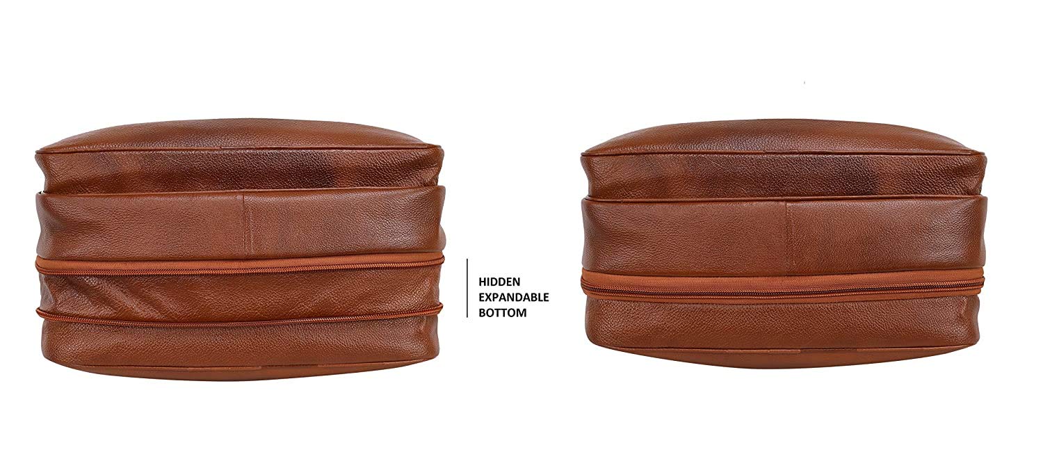 Premium Leather Office & Messenger Bag LB006 - Leather Safari