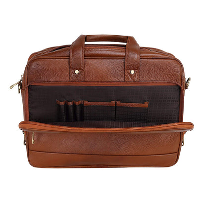 Premium Leather Office & Messenger Bag LB006 - Leather Safari