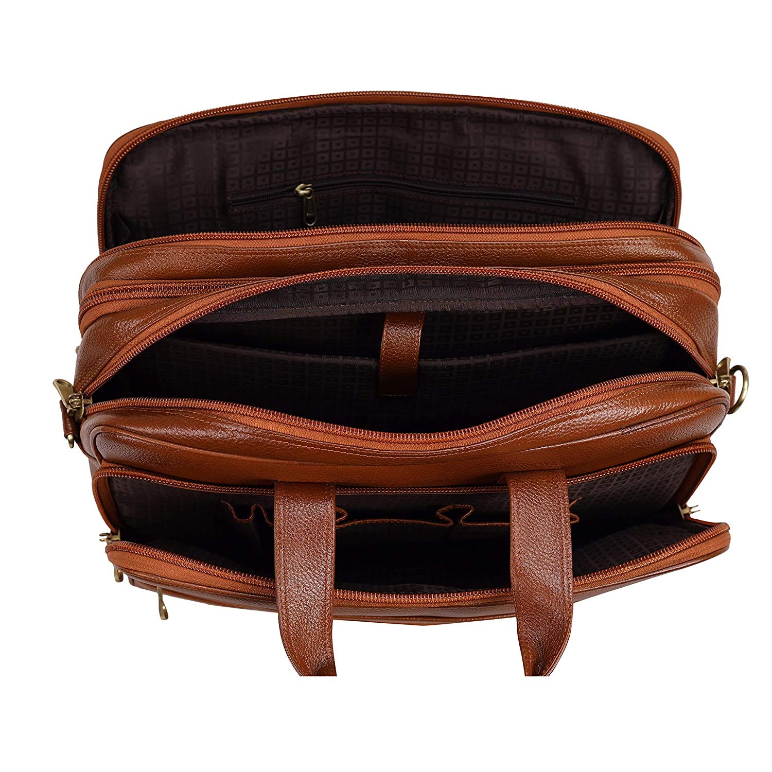 Premium Leather Office & Messenger Bag LB006 - Leather Safari