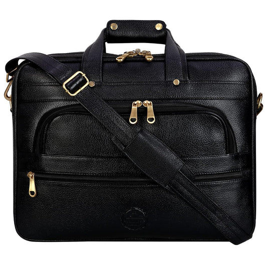 Premium Leather Office & Messenger Bag LB010 - Leather Safari