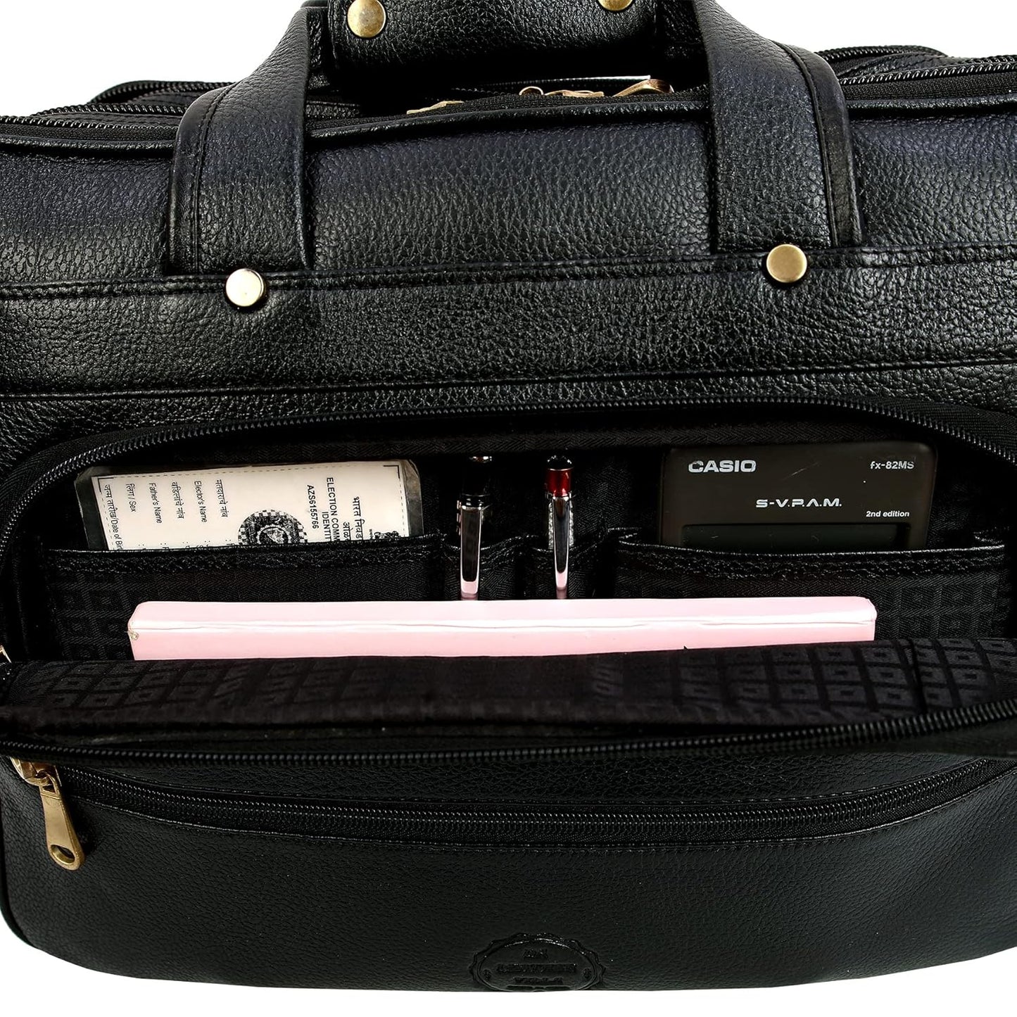 Premium Leather Office & Messenger Bag LB010 - Leather Safari