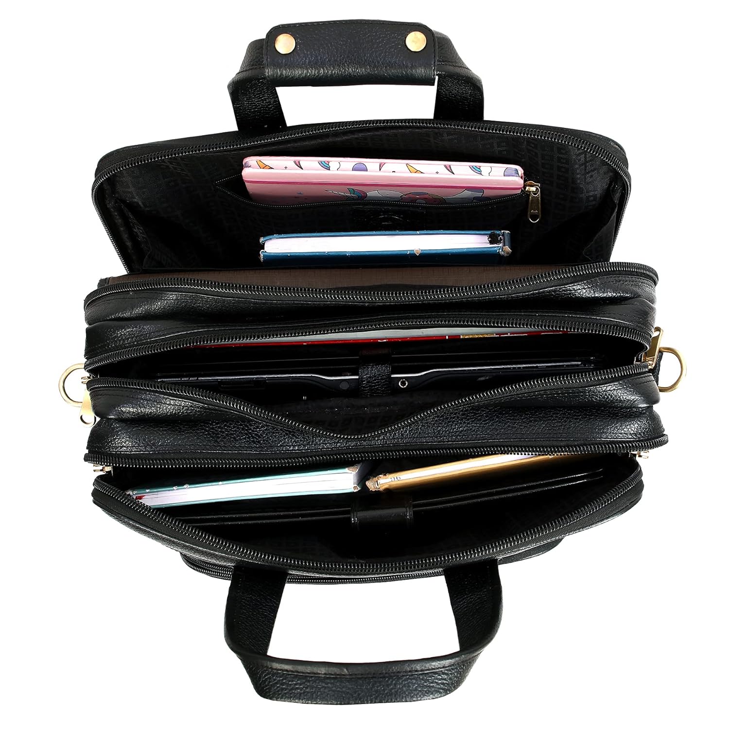 Premium Leather Office & Messenger Bag LB010 - Leather Safari