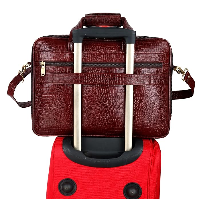 Premium Leather Office & Messenger Bag LB001 - Leather Safari