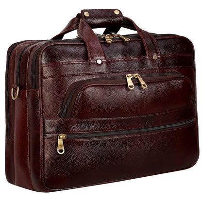 Premium Leather Office & Messenger Bag LB010 - Leather Safari
