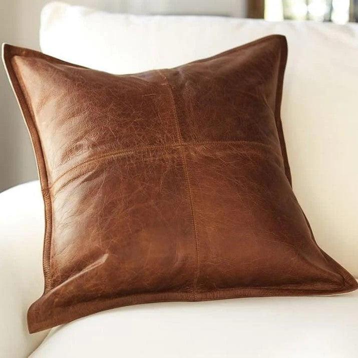 Leather Pillow Cushion Cover PC01 - Leather Safari